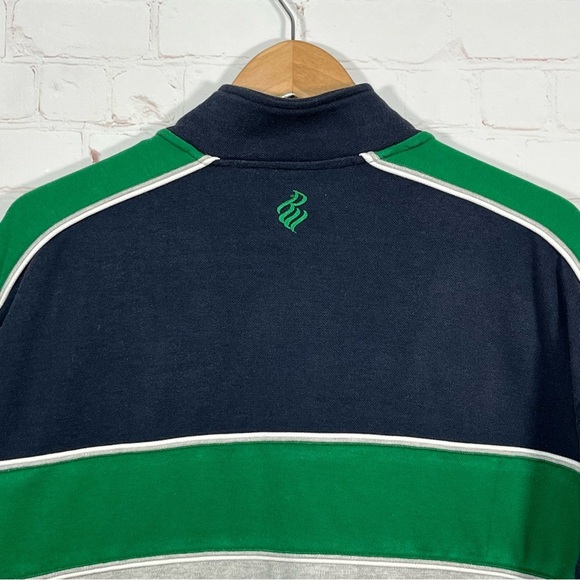 Vintage RocaWear Full Zip Sweatshirt Mens Size XL Gray Embroidered Logo Pockets - Picture 11 of 14